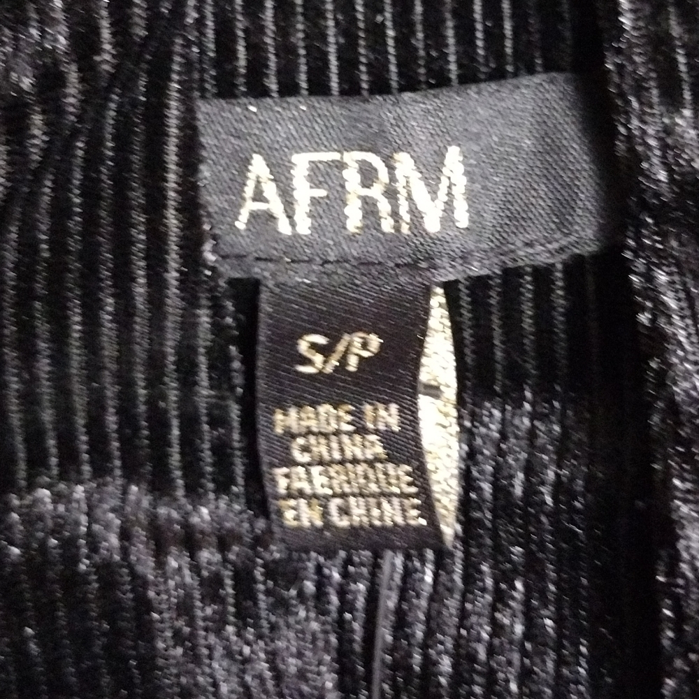 AFRM Black Long Sleeve Bodysuit - Picture 2 of 12